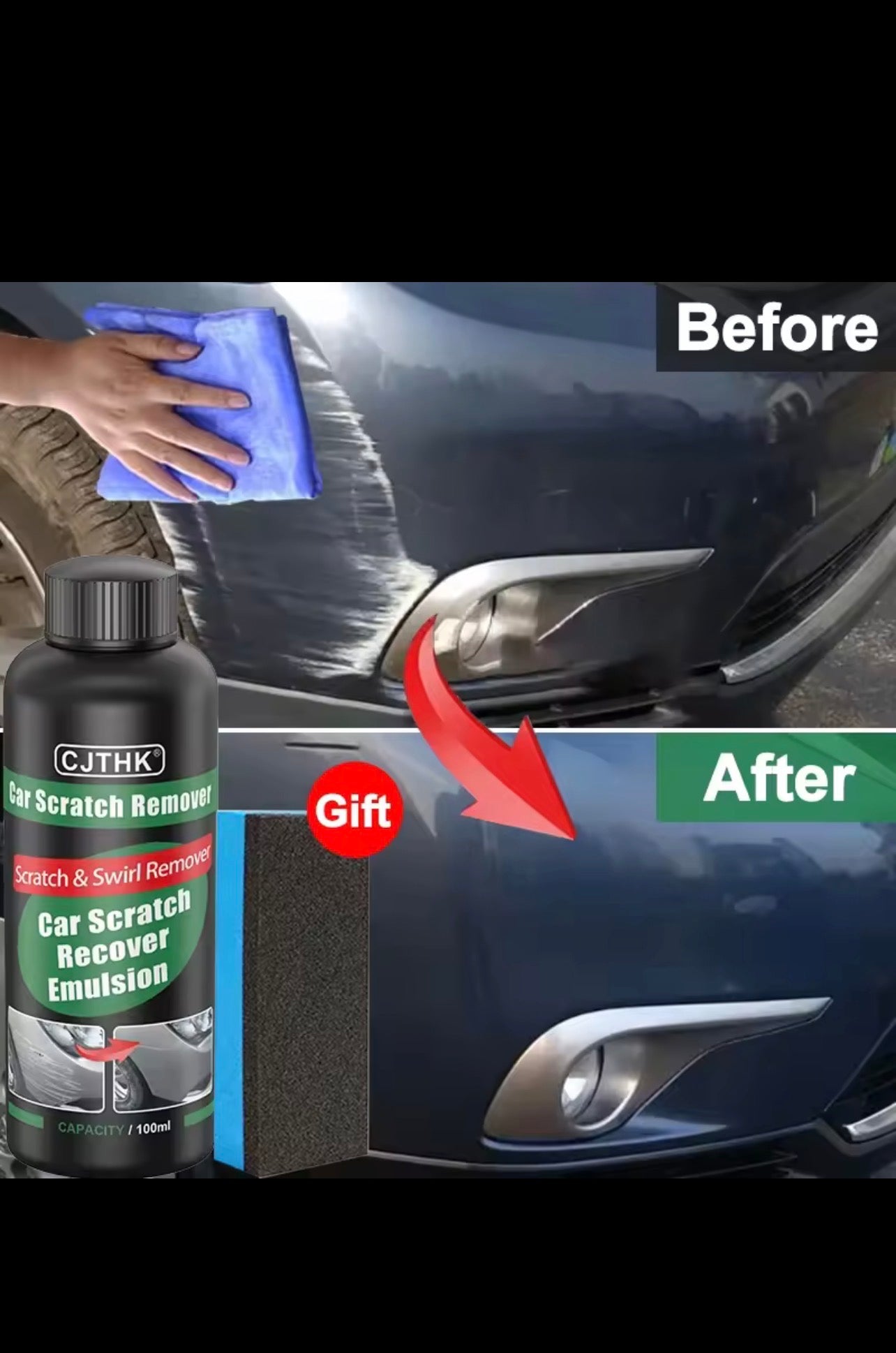 Kit Réparateur de Rayures Carrosserie – Rénovateur de Peinture